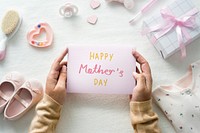 Baby shower themed Mother's Day card