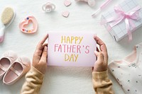 Baby shower themed Father's Day card