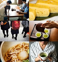 Compilation of Japanese food themed images