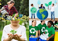 Collection of planting more trees for environmental issues