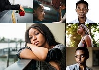 Compilation of african ethnicity themed images