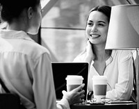 Women enjoying some morning coffee