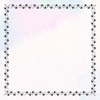 Vintage ornamental decorative frame on pink pastel background