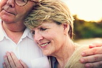 Mature couple hopelessly in love