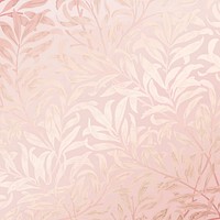 Vintage floral background, pink pattern in aesthetic design vector