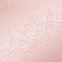 Elegant botanical background, pink gradient vintage pattern vector