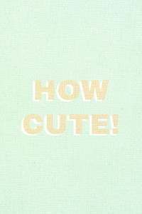 How cute! fabric texture pastel typography