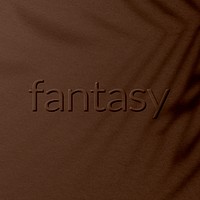 Embossed fantasy text plant shadow textured backdrop typography