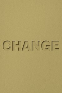 Change text typeface paper texture