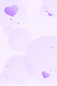 Abstract background with hearts blank space