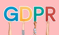 Colorful letters forming the word GDPR
