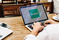 Hulu logo showing on a laptop. BANGKOK, THAILAND, 1 NOV 2018.