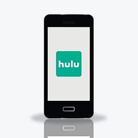 Hulu logo showing on a phone. BANGKOK, THAILAND, 1 NOV 2018.