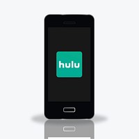 Hulu logo showing on a phone. BANGKOK, THAILAND, 1 NOV 2018.