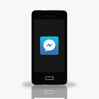 Facebook Messenger application showing on a smartphone. BANGKOK, THAILAND, 1 NOV 2018.