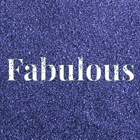 Glitter text fabulous dark blue sparkle font lettering
