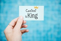 Wording Content is king on a card