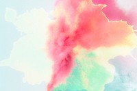 Red gradient smoke explosion effect background