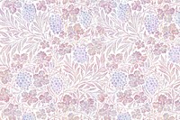 Flower holographic pattern remix from artwork by William Morris