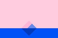 Minimal rhombus background psd in pink and blue