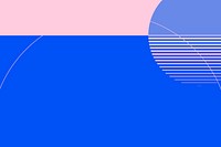 Minimal moon background in pink and blue