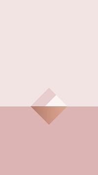 Nude pink iceberg mobile wallpaper  in minimal style