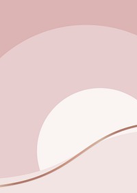 Pink gold wave background aesthetic