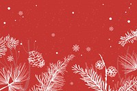 Christmas snowy festive background with design space