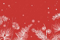 Christmas snowy festive psd background with design space