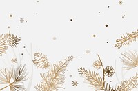 Christmas snowy festive psd background with design space