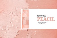 Textured peach background psd wallpaper