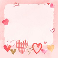 Romantic Valentine’s Day frame vector | Premium Vector - rawpixel