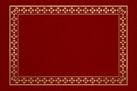 Chinese frame sakura psd pattern gold square in Chinese New Year theme