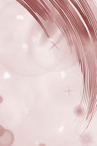 Dusty pink border psd with bokeh background