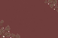 Minimal wildflower background psd in brown