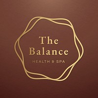 Editable spa logo template vector for health and wellness