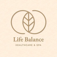 Editable spa logo template vector for health and wellness