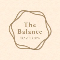 Editable spa logo template vector for health and wellness