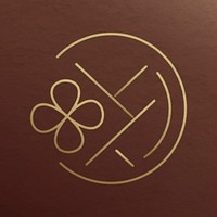 Sakura logo for wellness beauty spa on umber