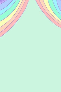 LGBTQ rainbow flag background in green for pride month campaign