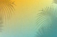 Tropical gradient background psd with leaf shadow