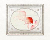 Antique frame mockup psd, home decor, vintage silver design