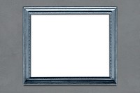 Antique frame mockup psd, home decor, vintage gray design