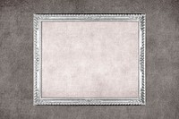 Antique frame mockup psd home decor, vintage gray design