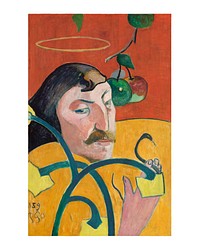 Gaugin self portrait poster. Self-Portrait (1889) by Paul Gauguin. Original from The National Gallery of Art. Digitally enhanced by rawpixel.