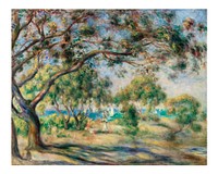 Pierre-Auguste Renoir print. Bois de la Chaise painting (1892). Original from Barnes Foundation. Digitally enhanced by rawpixel.