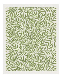 William Morris art print, vintage Willow pattern wall decor (1874). Original from The Smithsonian Institution. Digitally enhanced by rawpixel.