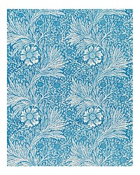 William Morris marigold poster (1875). Original from The Smithsonian Institution. Digitally enhanced by rawpixel.