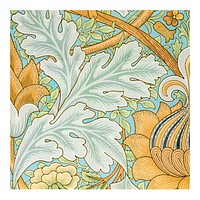 William Morris art print, vintage St.James pattern wall decor (1881). Original from The Smithsonian Institution. Digitally enhanced by rawpixel.