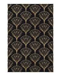 Vintage art deco poster, black and gold geometric pattern design